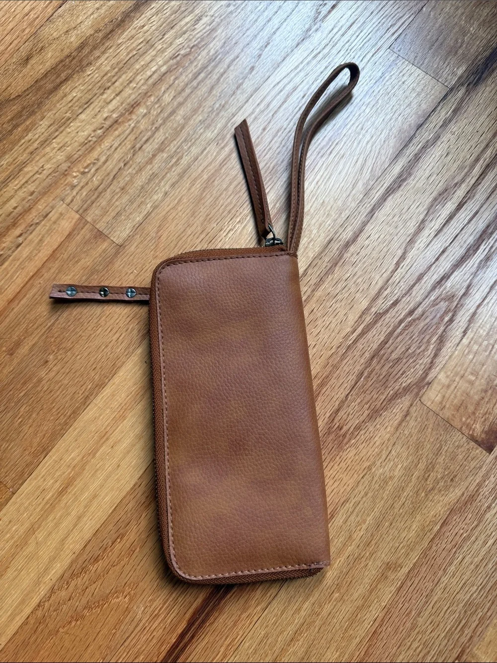 Free People Vegan Leather Wristlet Wallet